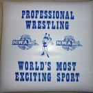Vintage NWA National Wrestling Alliance Seat Cushion action 13x13 1980s figure