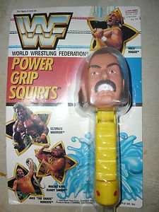 WWF Power Grip Squirts Jake the Snake Roberts Squirt Gun 1990 action figure