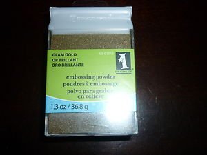 Inkadinkado Stamp Embossing Powder Glam Gold 1.3oz 63-01011
