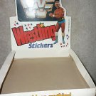 WWF Wrestling Sticker Display Box W/Hulk Hogan Action Figure Gordy International