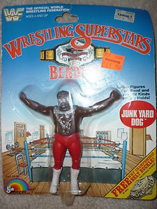 LJN WWF Junk Yard Dog JYD Bendies Bendy Bend-Em action figure 1985 wwe