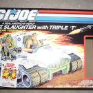 Hasbro GI Joe WWF Sgt Slaughter Triple T Tag Team Terminator Vehicle 1986 wwe