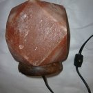 Himalayan Pure Salt Crystal Rock Ionic Table Lamp Geometric Dice Shape Gambling