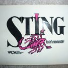 WCW Sting Sticker Fatal Encounter wwe tna 1990s