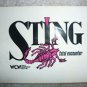 WCW Sting Sticker Fatal Encounter wwe tna 1990s