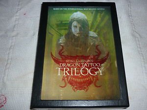 Stieg Larsson Dragon Tattoo Trilogy 4 DVD Box Set girl with the