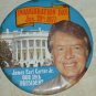 Jimmy Carter Inauguration Day 1977  Political Pin 4"