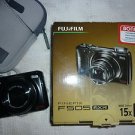 Fujifilm Digital Camera WORKING w/BOX F505 EXR CMOS 24mm 15x Zoom 16mp,HDMI,Case