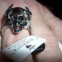 Blackjack Brand Steel Skull Mens Rings Size 12 Cool Sculpt $65 Retail