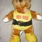 WWF Hulk Hogan Teddy Bear 16" plush Action Figure 1989 wwe