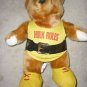 WWF Hulk Hogan Teddy Bear 16" plush Action Figure 1989 wwe