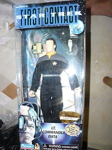 Playmates Star Trek First Contact Lt Cdr Data Collector 9" Action Figure '96
