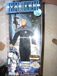 Playmates Star Trek First Contact Jean Luc Picard Collector 9" Action Figure '96
