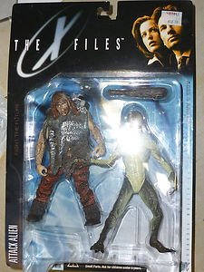 McFarlane X-Files Fight Future Movie Series 1 Attack Alien Caveman Action Figure