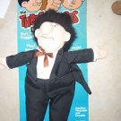 Collins Three 3 Stooges Plush Dolls Moe 12" Action Figures 1982