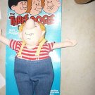 Collins Three 3 Stooges Plush Dolls Curley 12" Action Figures 1982