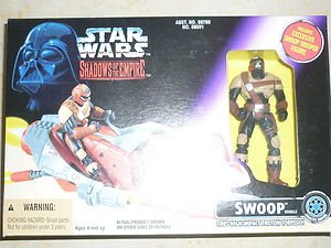 Star Wars Swoop Vehicle w/ Swoop Trooper Action Figure 1997