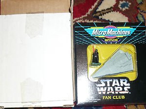Micro Machines Star Wars Fan Club Darth Vader Imperial Star Destroyer 1995