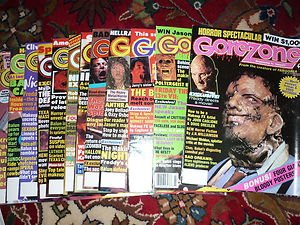 Gorezone Magazine Back Issues 3,4,5,7,8,9,10,11,12,13,OR 22