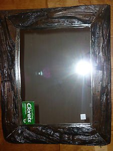 Java Indonesia Teak Root Frame Indoor / Outdoor Wall Mirror 21.5x17.5" Rustic