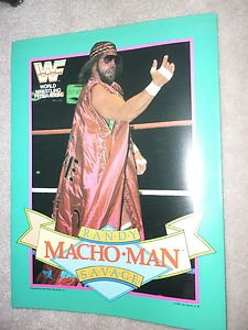 WWF Macho Man Randy Savage Pocket Portfolio 1985 by Plymouth wwe
