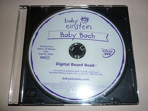 Childrens DVD Baby Einstein Baby Bach Disney DVD Digital Board Book