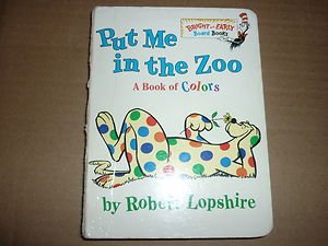 Childrens Book Put Me In The Zoo, A Book of Colors, Robert Lopshire