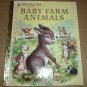 Childrens Book Little Golden Book Classic Baby Farm Animals
