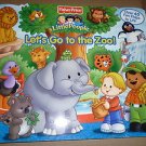 Childrens Book Fisher Price Little People Let's Go To The Zoo,Lift the Flap