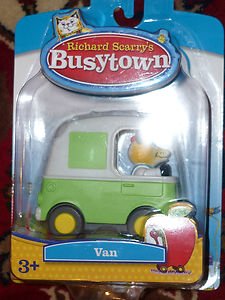 Richard Scarry's Busytown Mr Fixit's Green Van Action Figure 2011 fox dog