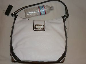 Guess Parkway Hobo Stone Multi White Women Purse Handbag Pocketbook