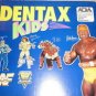WWF Dentax Kids Hulk Hogan Ultimate Warrior Header Card wwe action figure pics