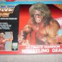 Hasbro WWF Ultimate Warrior Wrestling Gear T Shirt w/Action Figure Poster 17x11