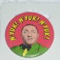 Three 3 Stooges Buttons Up Pin: Curly Nyuk Nyuk Nyuk (curley)