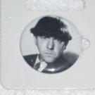Three 3 Stooges Buttons Up Pin: Moe Portrait
