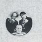 Three 3 Stooges Buttons Up Pin: Stooges  Seltzer