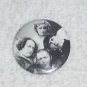 Three 3 Stooges Buttons Up Pin: Stooges w/ Woman Head Knock