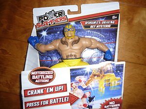 Mattel WWE Power Slammers Dynamite Driving Rey Mysterio Action Figure 2012