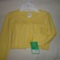 NEW Carter's Yellow Cardiagan Sweater Sz Size 2T Cotton