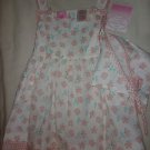 NEW Brooks Fitch Pink with Flowers & Butterflies and Hat Sz size 4