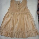 NEW Baby Gap Tan Khaki Dress Sz Size 18-24M 18-24 Months Cotton