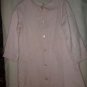 Amacello Pink Linen Coat Overcoat Sz Size 3 (dress)
