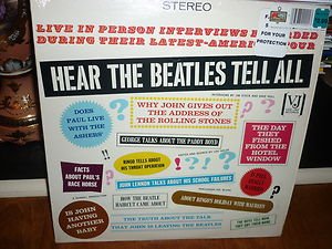 Vinyl Record Album LP Hear the Beatles Tell All Interview  Vee Jay