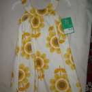 NEW Carter's Girls Dress Yellow Sunflower Design Sz 2t