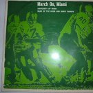 Vinyl Record Album LP University of Miami Hurricanes Band March On Miami 1960s