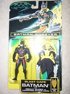 Kenner Batman Forever Blast Cape Batman Val Kilmer Action Figure 1995