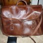 Morroccan REAL Camel Leather/skin Brown Luggage Satchel Carry-All Overnighter