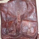 Morroccan REAL Camel Leather/skin Backpack Brown