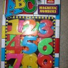 Magnetic Numbers Numerals 26 pieces 1.5" high refrigerator magnet