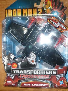 Hasbro Transformers Iron Man 2 Movie Crossovers War Machine Jet Action Figure